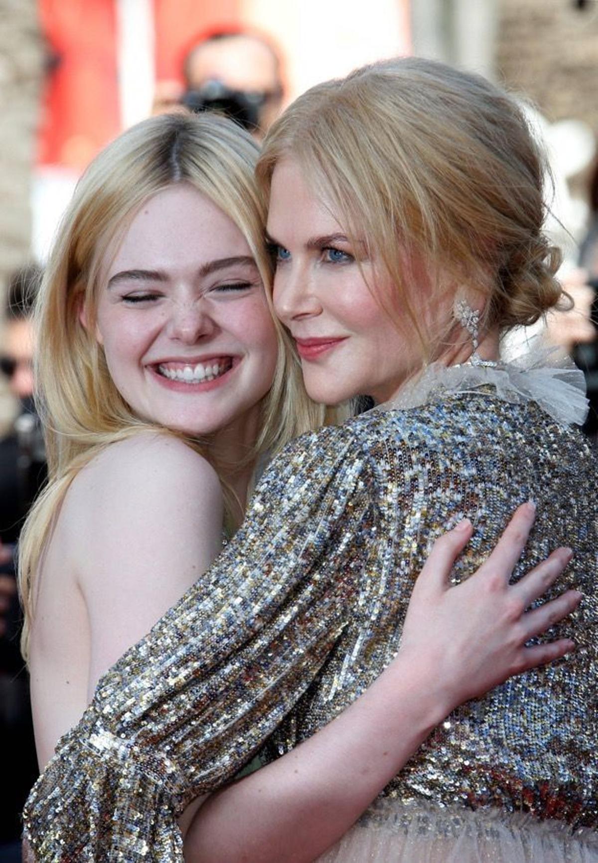 Elle Fanning y Nicole Kidman en Cannes