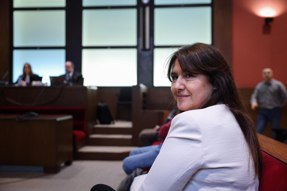 La presidenta de Junts per Catalunya, Laura Borràs, en su juicio ante el Tribunal Superior de Justícia de Catalunya