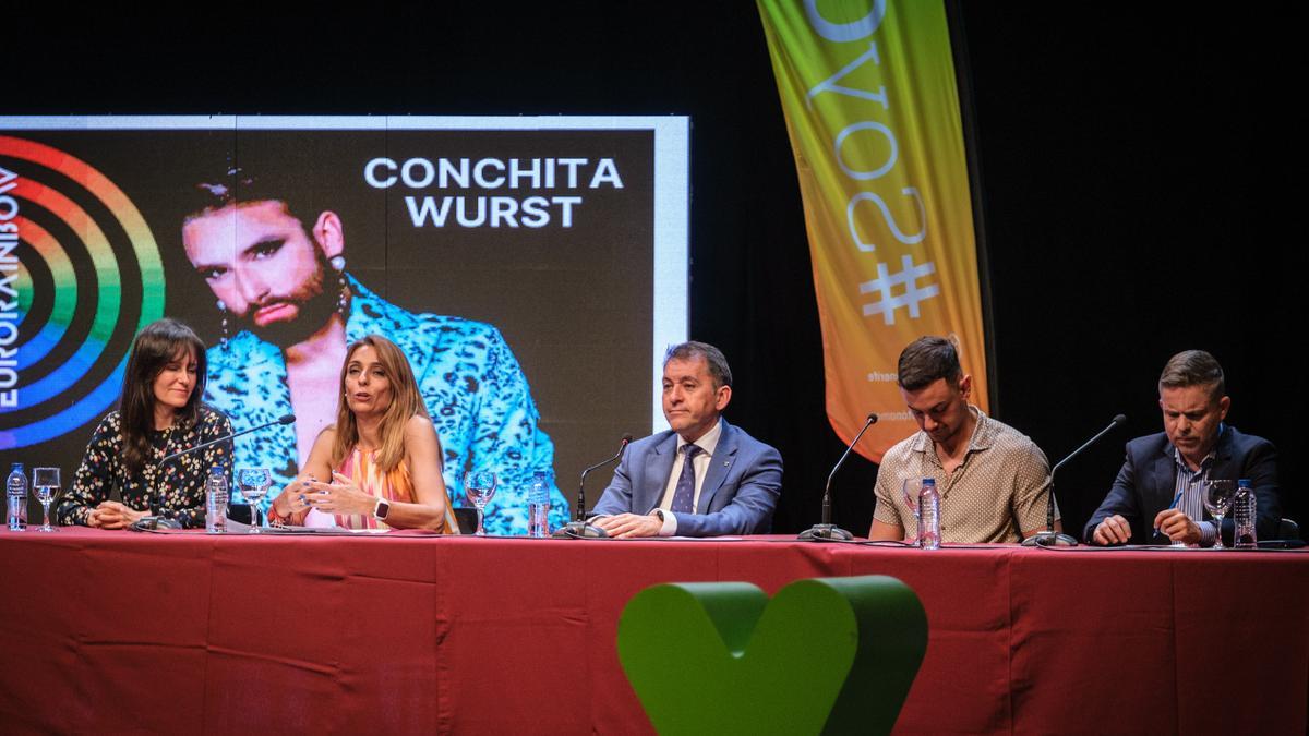 Presentanción del festival de Eurovisión que acogerá Santa Cruz.