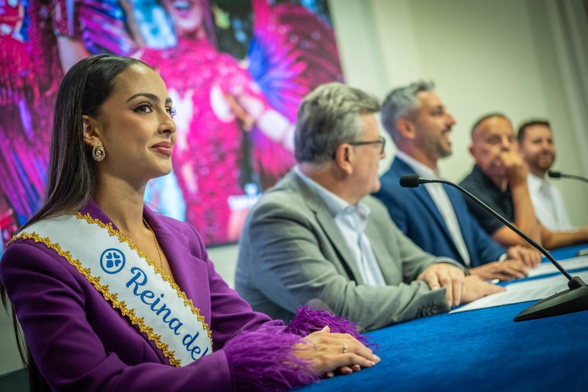 Carla Castro, Reina del Carnaval de Santa Cruz de Tenerife 2026.