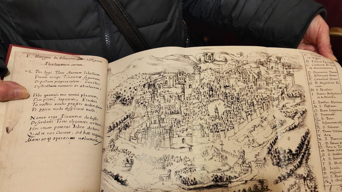 Plan de Luis de Toro, que se expondrá, 'gigante' y retroiluminado, en la exposición de Plasencia.