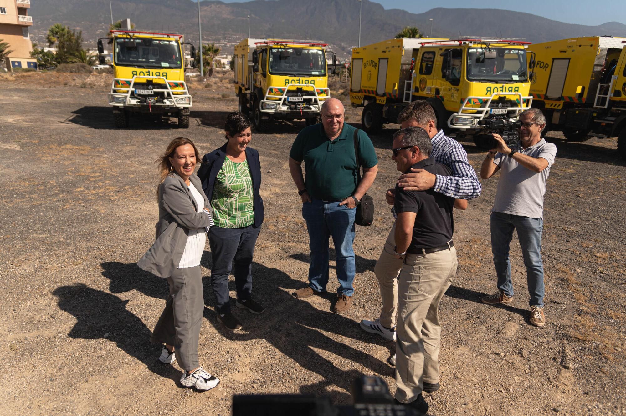 Nuevos vehículos contra incendios en Tenerife