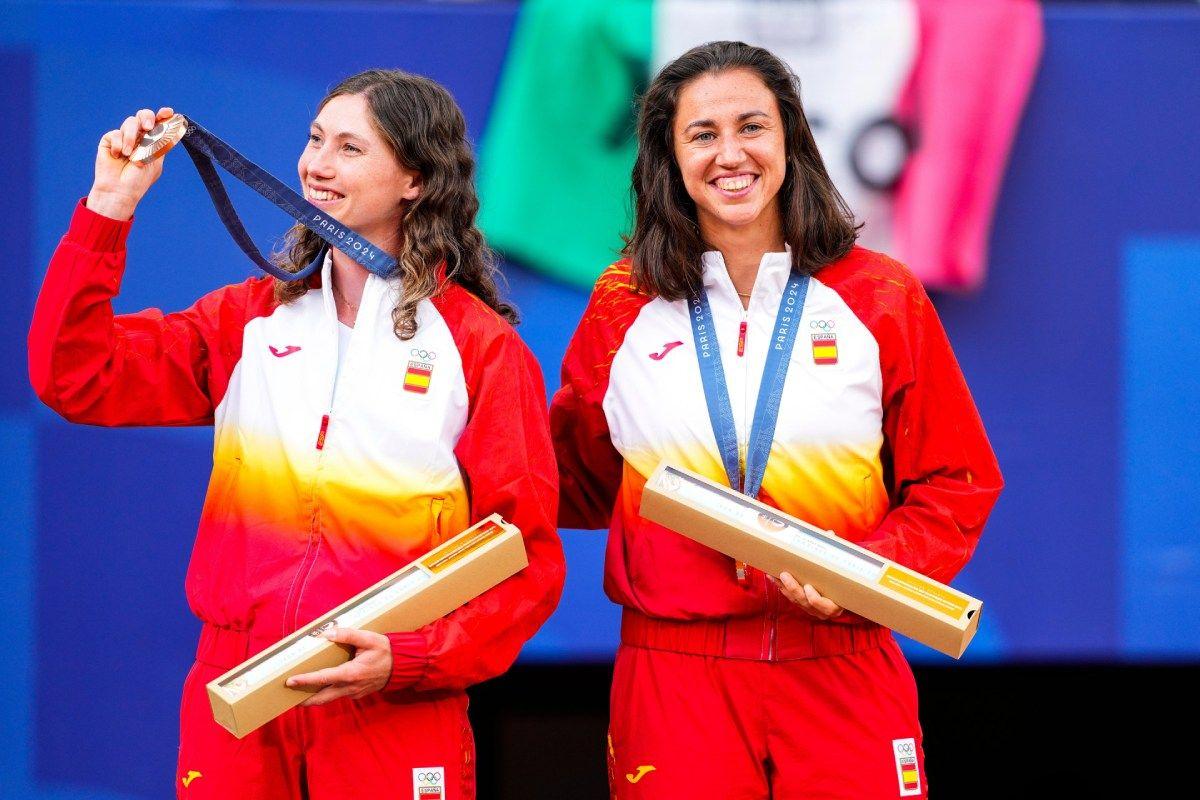 SARA SORRIBES Y CRISTINA BUCSA: MEDALLA BRONCE TENIS DOBLES