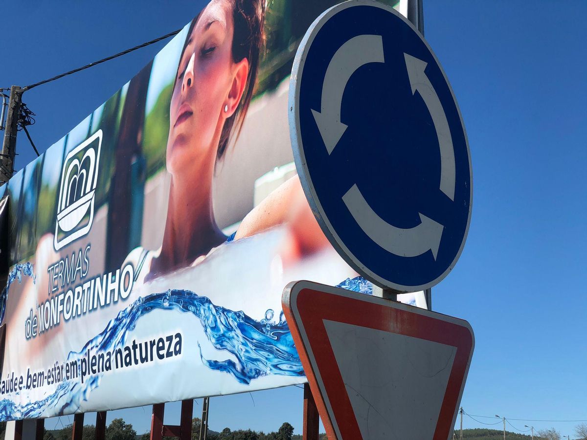 Entrada a las termas.