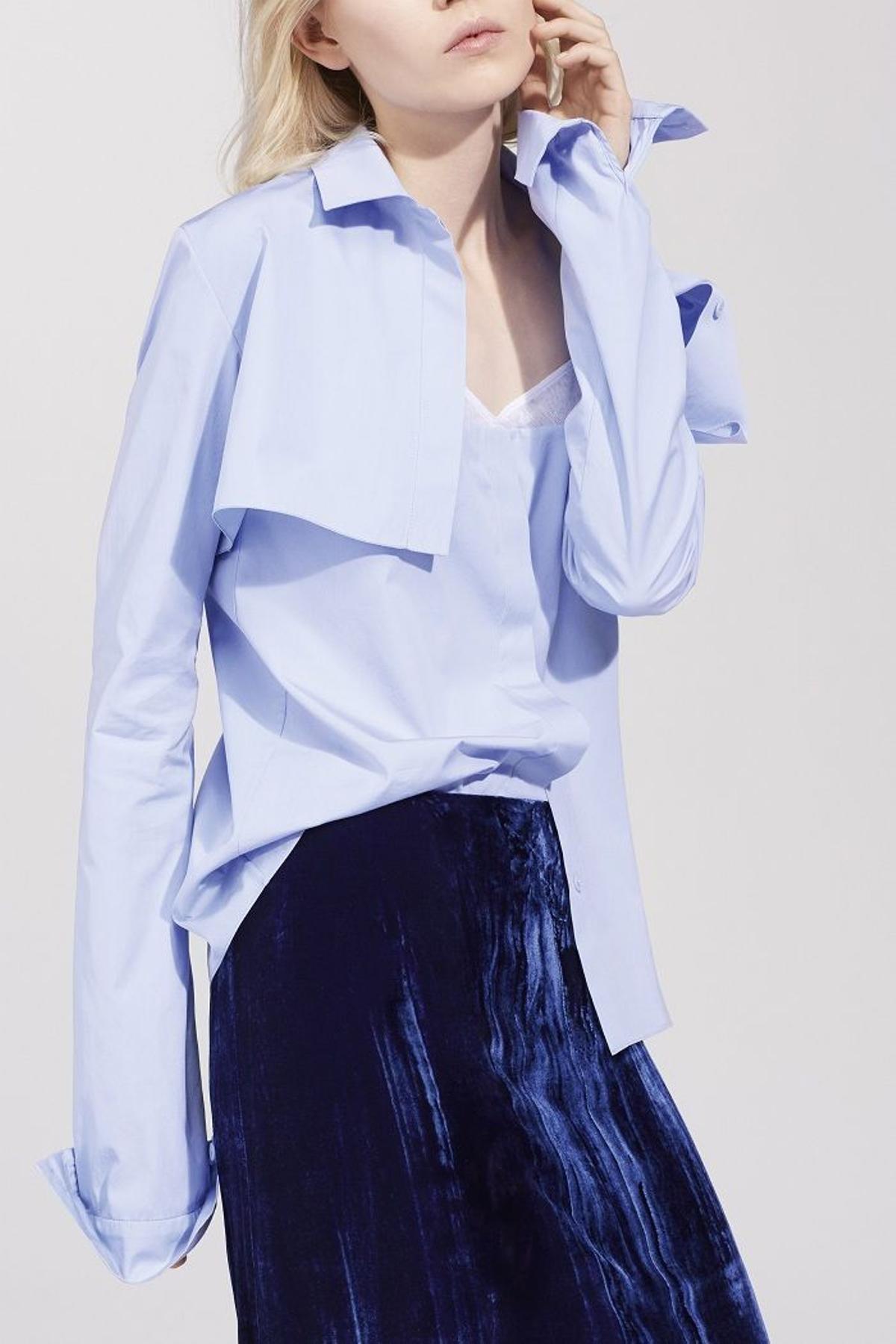 Nina Ricci colección primavera 2016, blusa masculina