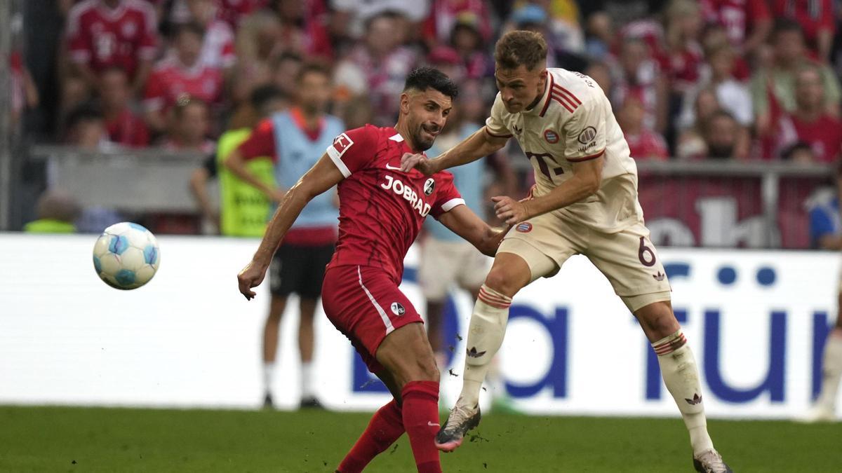 Kimmich ha vuelto esta temporada al centro del campo con el Bayern