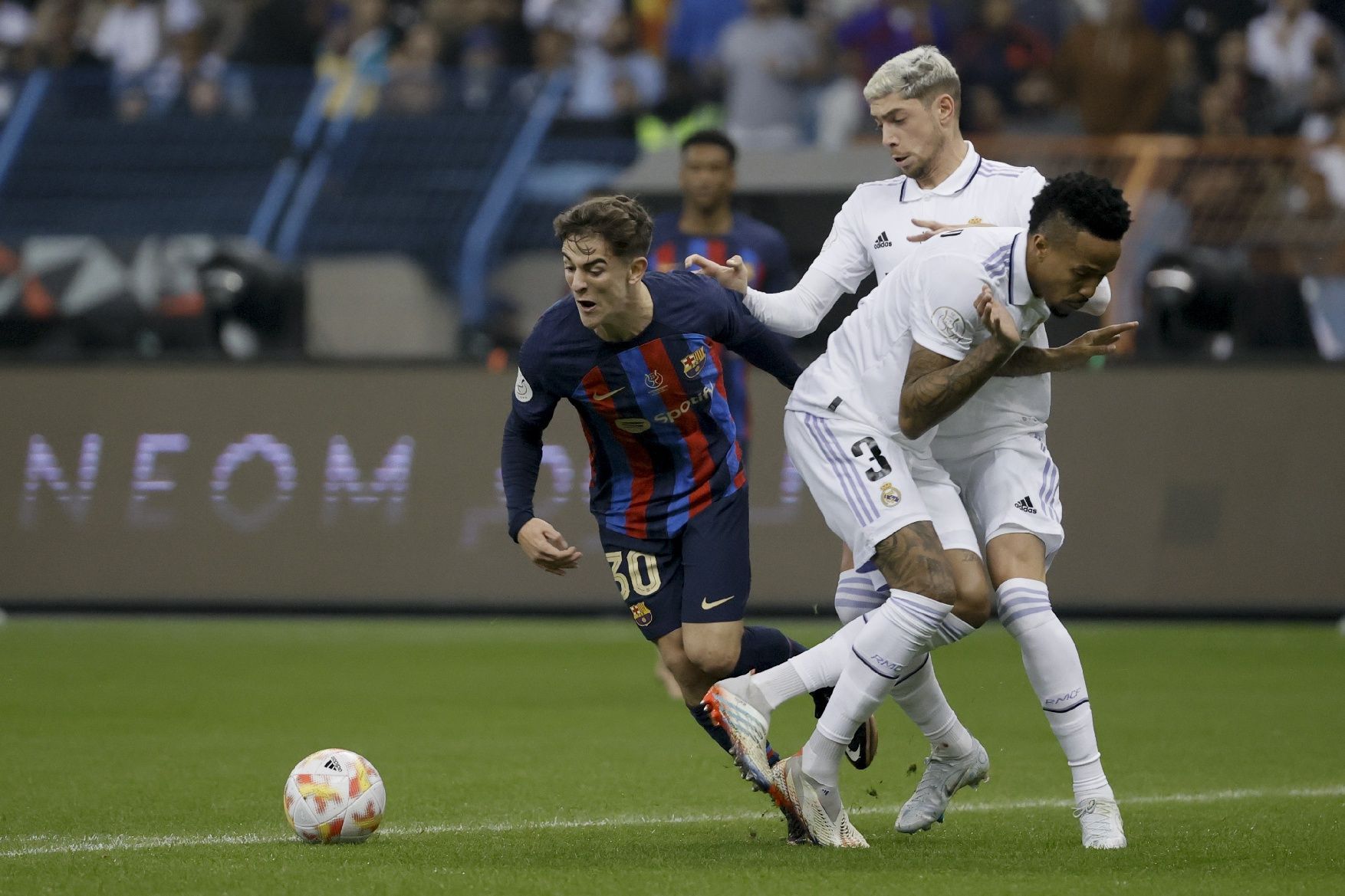 Les millors imatges de la final de la supercopa entre el Madrid i el Barça