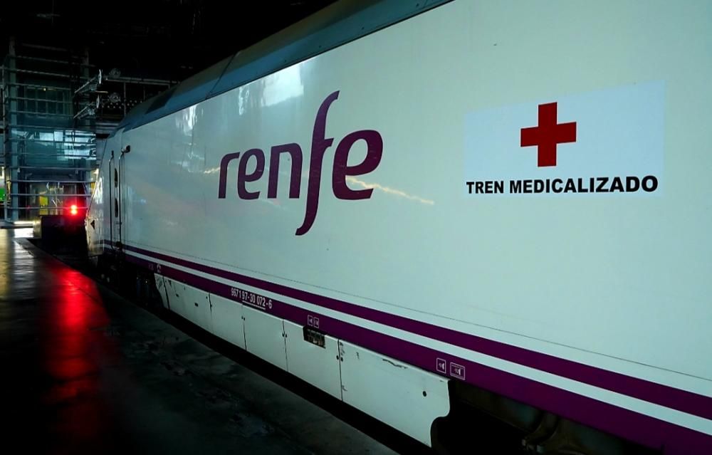 Renfe ja té a punt tres trens medicalitzats per traslladar pacients