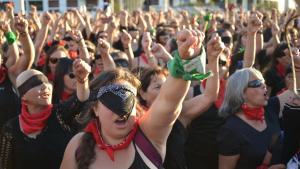 Marcha feminista, en una imagen de archivo