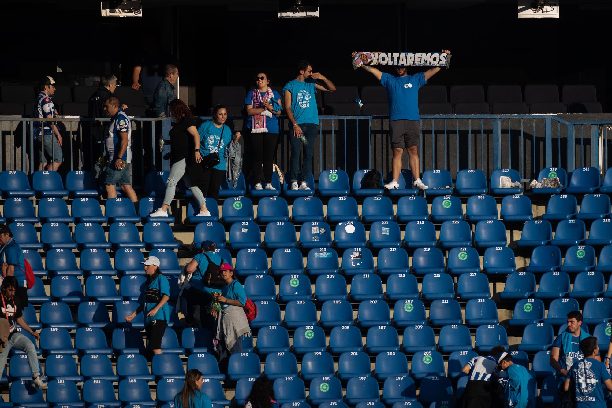A Coruña marca en Riazor la mejor entrada en la historia de Primera RFEF con 28.828 espectadores