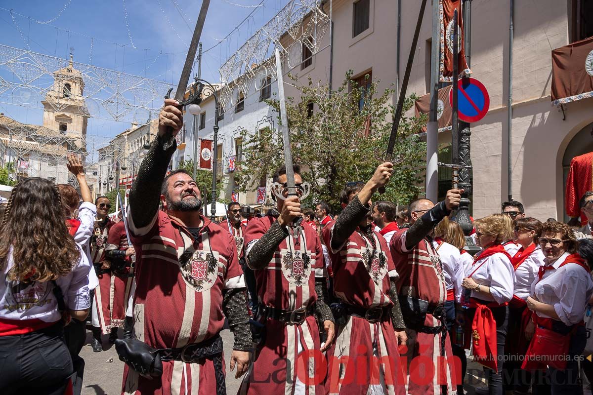 Moros y Cristianos en la mañana del dos de mayo en Caravaca