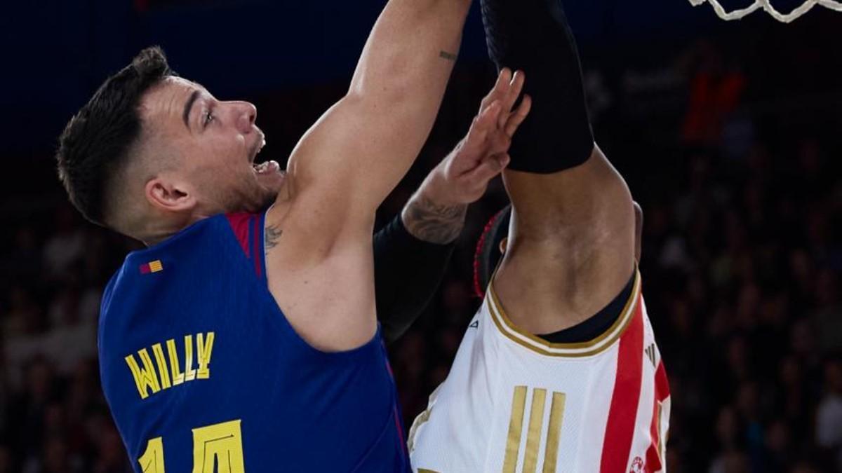 Willy Hernangómez, ante Estrella Roja