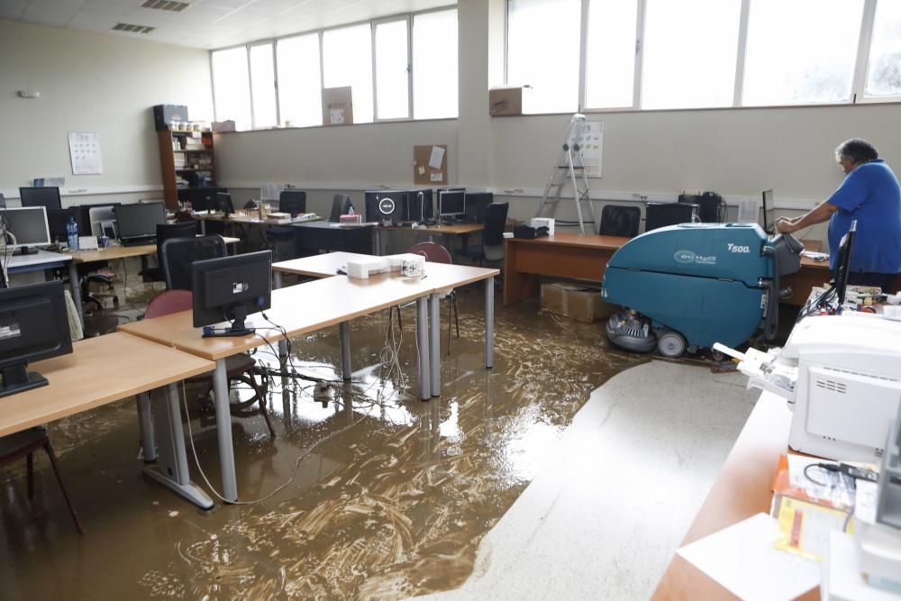 La inundación causa daños por más de millón y medio de euros en la Politécnica