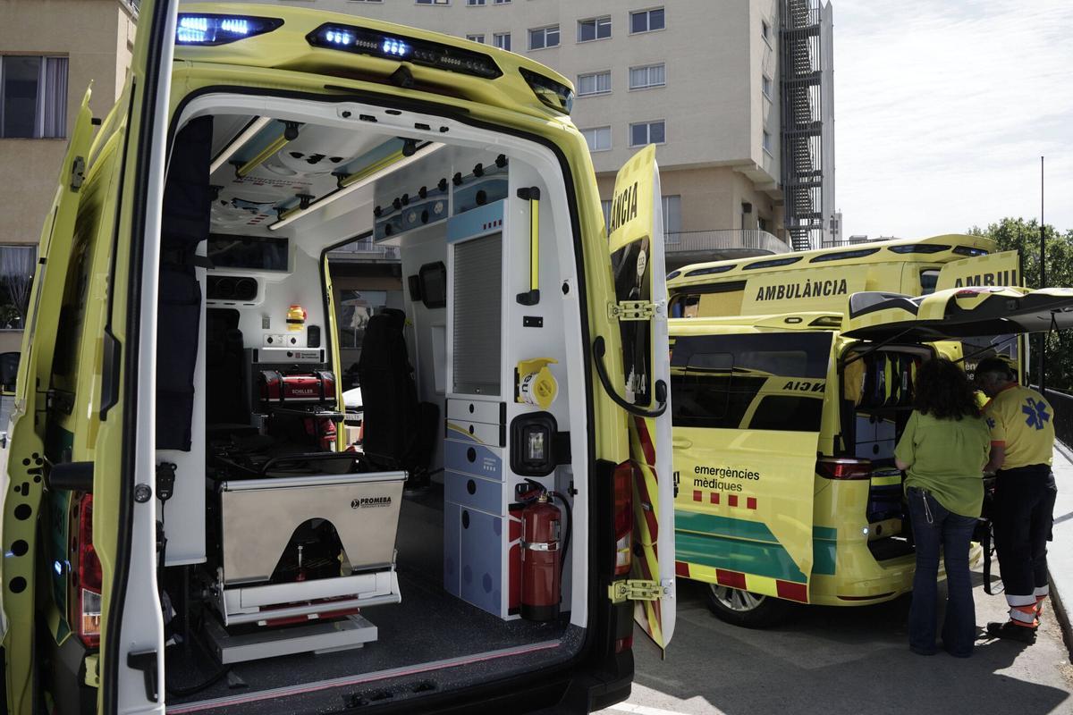 Presentació dels nous models d'ambulàncies a Manresa