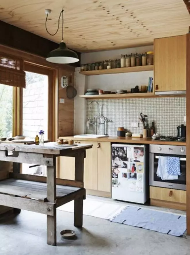 Un diminuto garaje convertido en vivienda