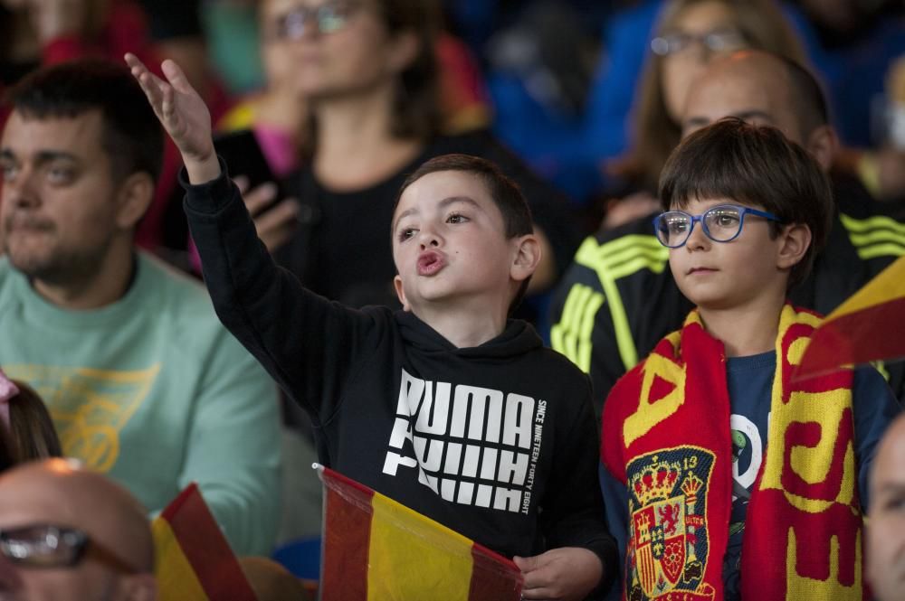 La selección española femenina, en Riazor