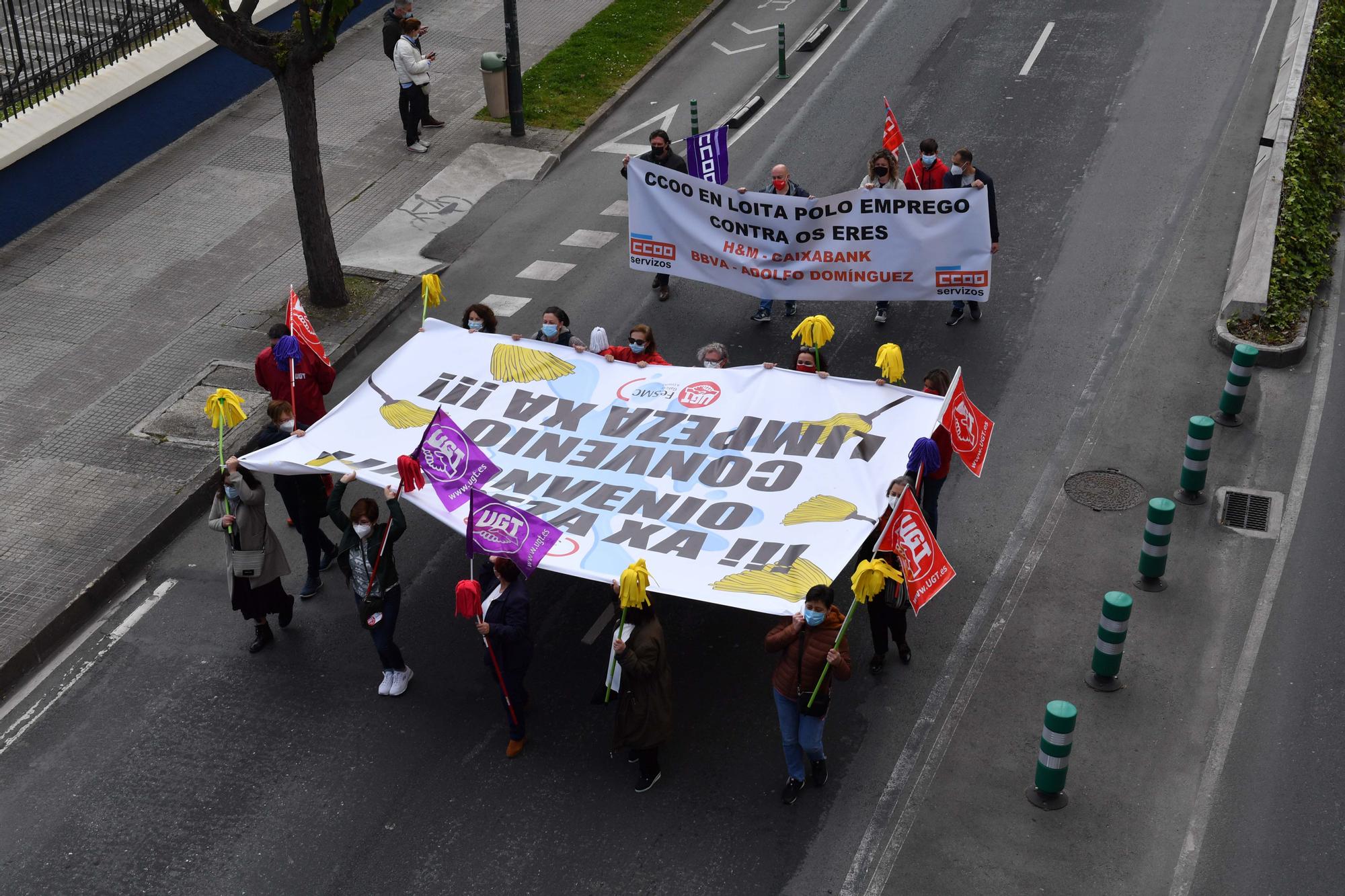 Manifestación del 1 de mayo en A Coruña