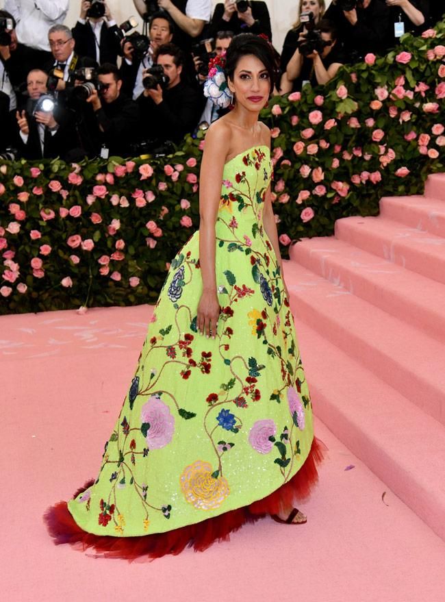 Huma Abedin en la Gala MET 2019