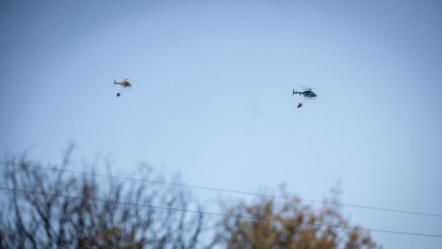 Un helicóptero de extinción de incendios sufre un accidente durante un operativo en Huesca