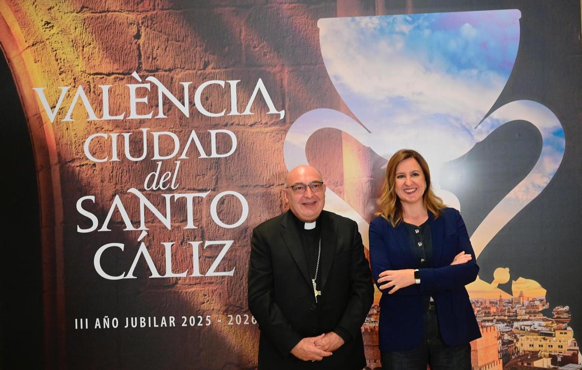 Benavent y Catalá, en el "photocall" con la nueva imagen de marca