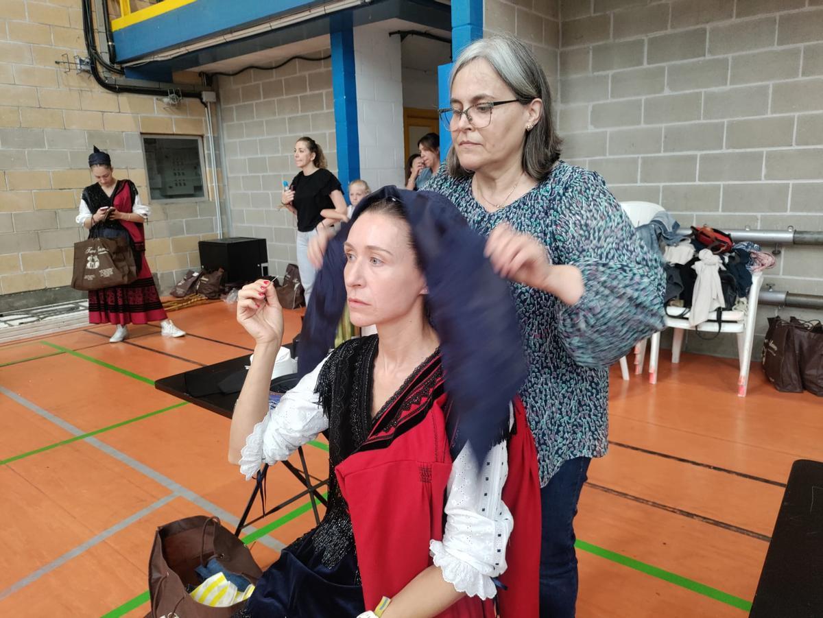 El ritual del traje de aldeana