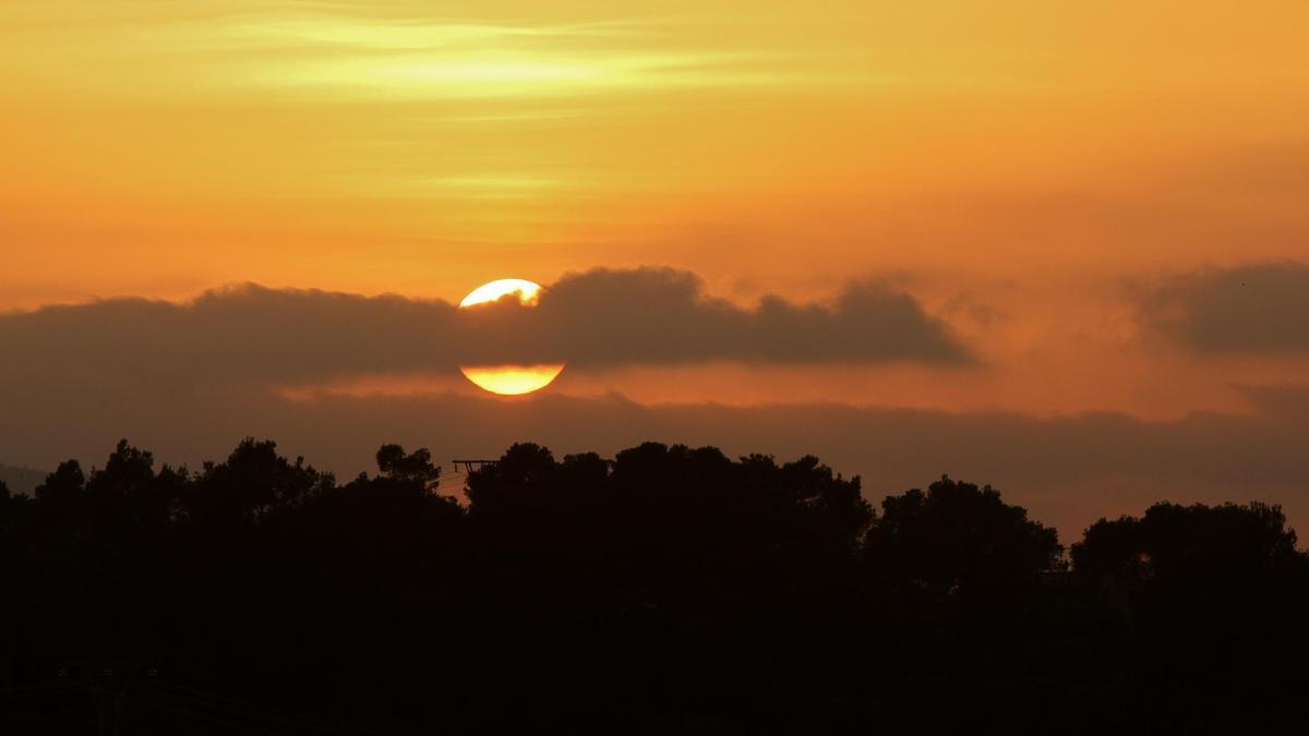 Ein Sonnenuntergang auf Mallorca.