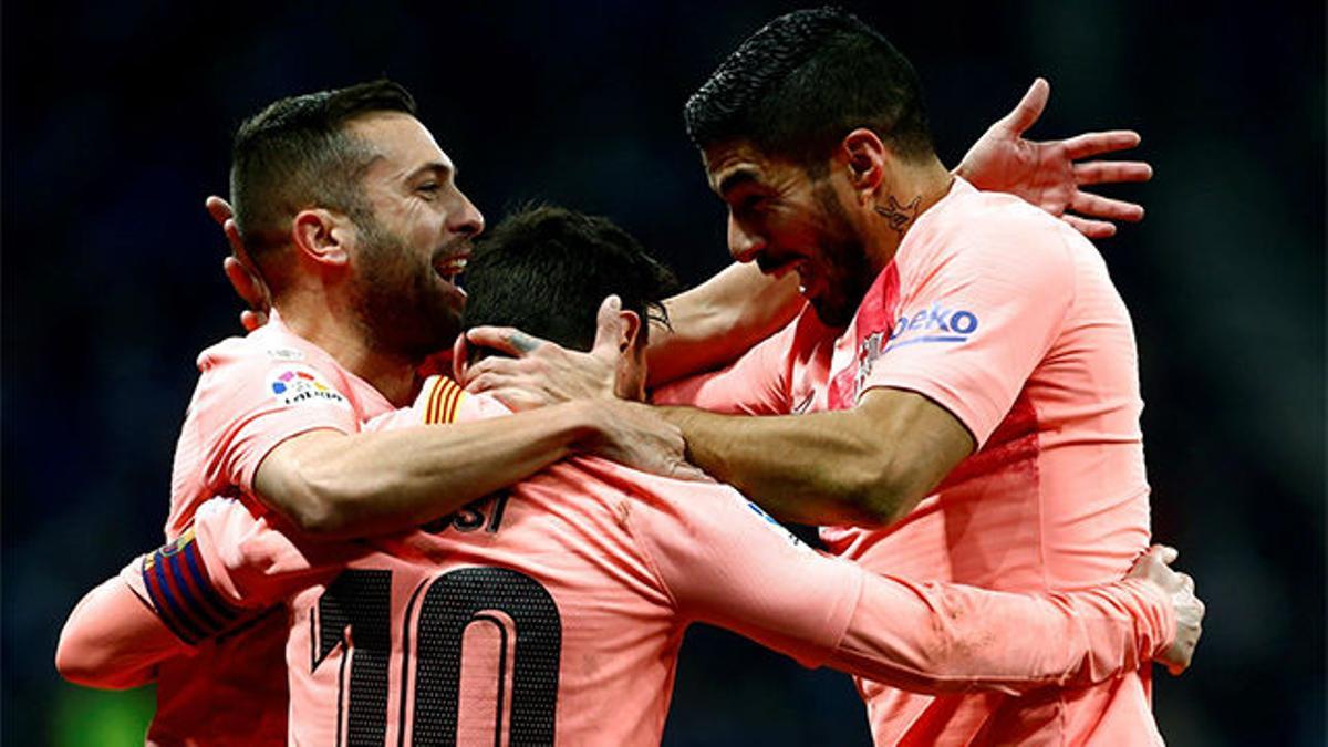 Las notas de los jugadores del Barça ante el Espanyol, al descanso