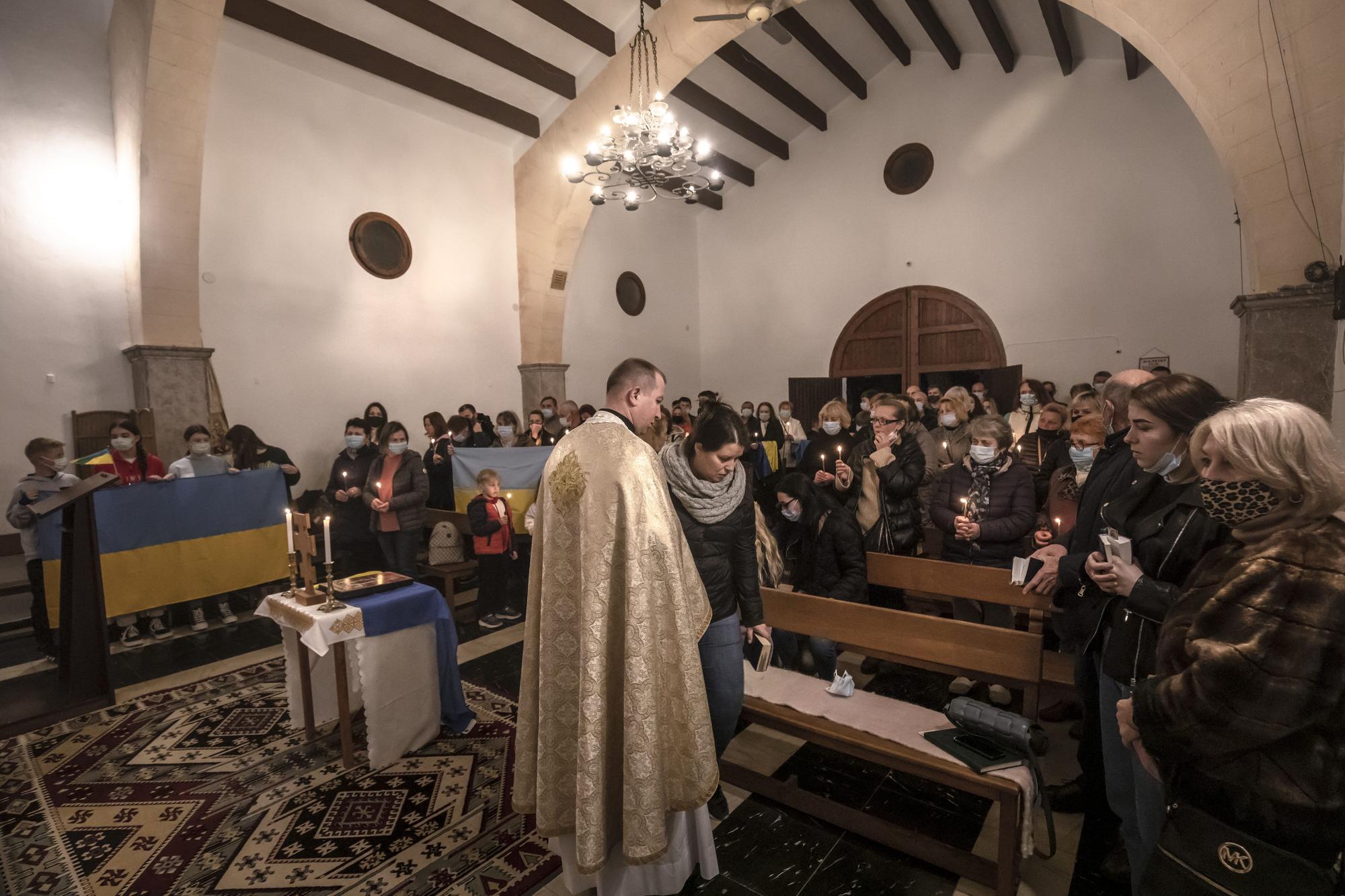 Residentes ucranianos en Mallorca: «Hay muchos jóvenes dispuestos a defender el país, no nos vamos a rendir tan fácilmente»