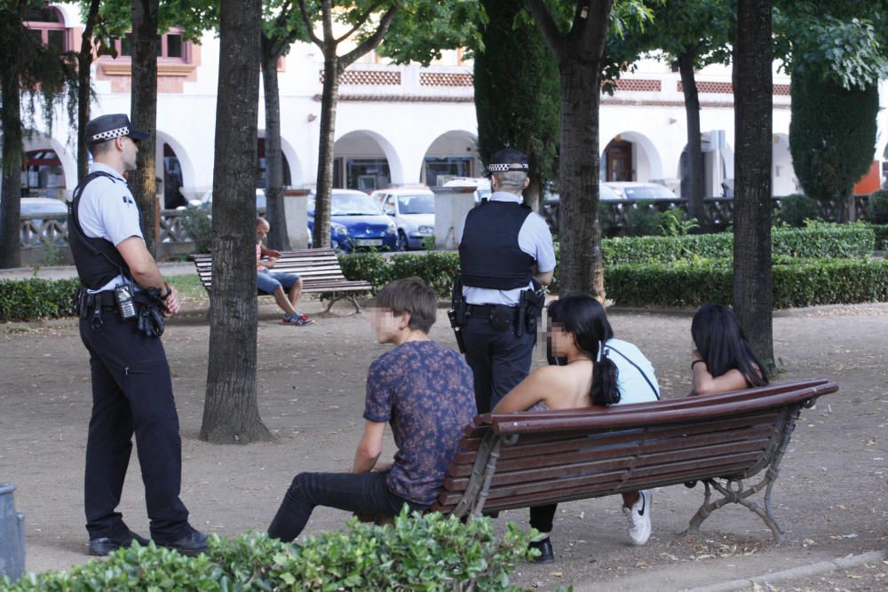 Operatiu específic de la Policia Municipal que actua en places i espais oberts