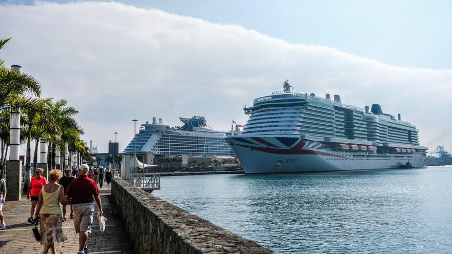 La visita del ‘Iona’ impulsa el inicio de la temporada alta de cruceros en el Puerto de Las Palmas