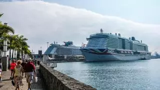La visita del ‘Iona’ impulsa el inicio de la temporada alta de cruceros en el Puerto de Las Palmas