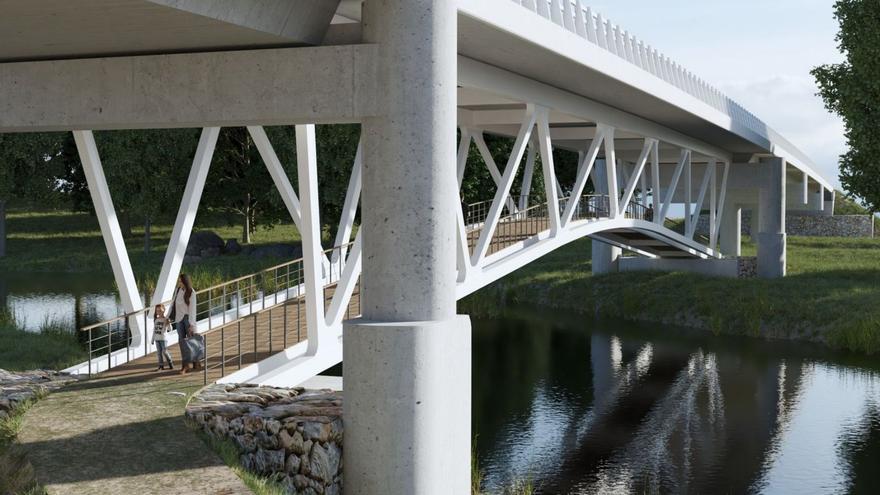 La remodelación del puente de Pontearnelas costará a la Xunta 5,3 millones de euros