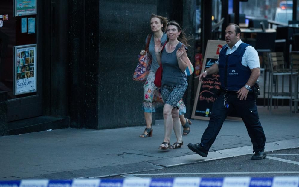 Explosión en la estación central de Bruselas