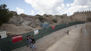 Arrancan al fin las obras de casi un millón de euros en el Castillo de Sagunt