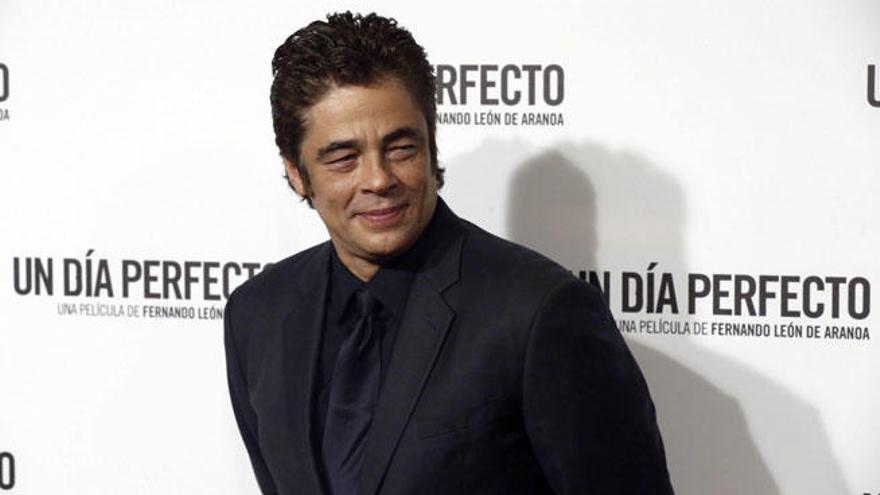El actor Benicio del Toro