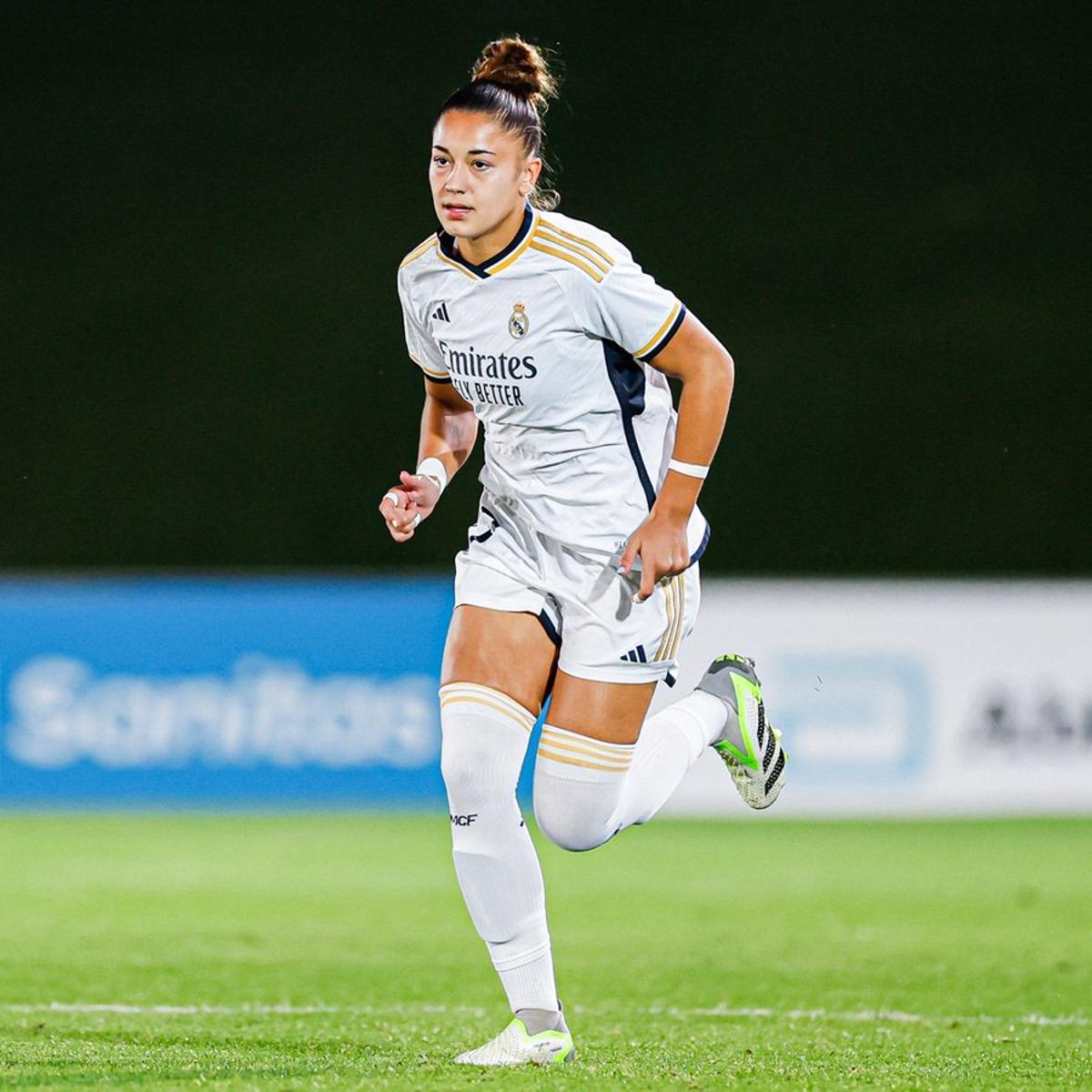 Carla Camacho con el Real Madrid