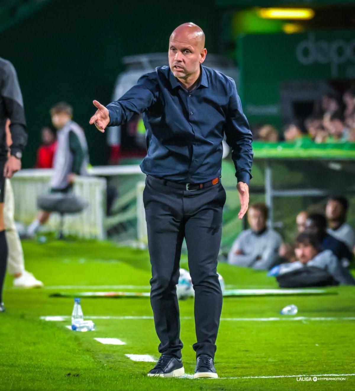 José Alberto López, técnico del Racing de Santander