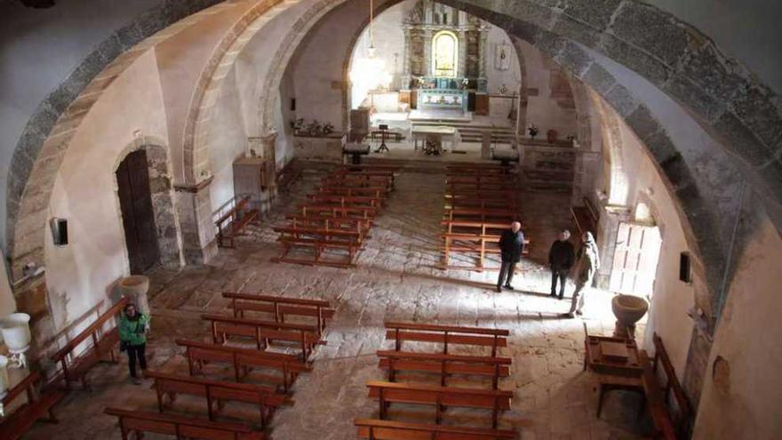 Interior de la ermita de Gracia tomada desde la zona del coro.