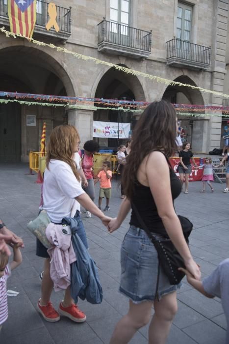 Una Flama del Canigó reivindicativa encén la fogue