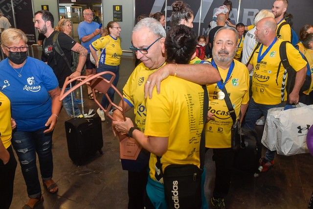 Llegada del Rocasa al Aeropuerto de Gran Canaria