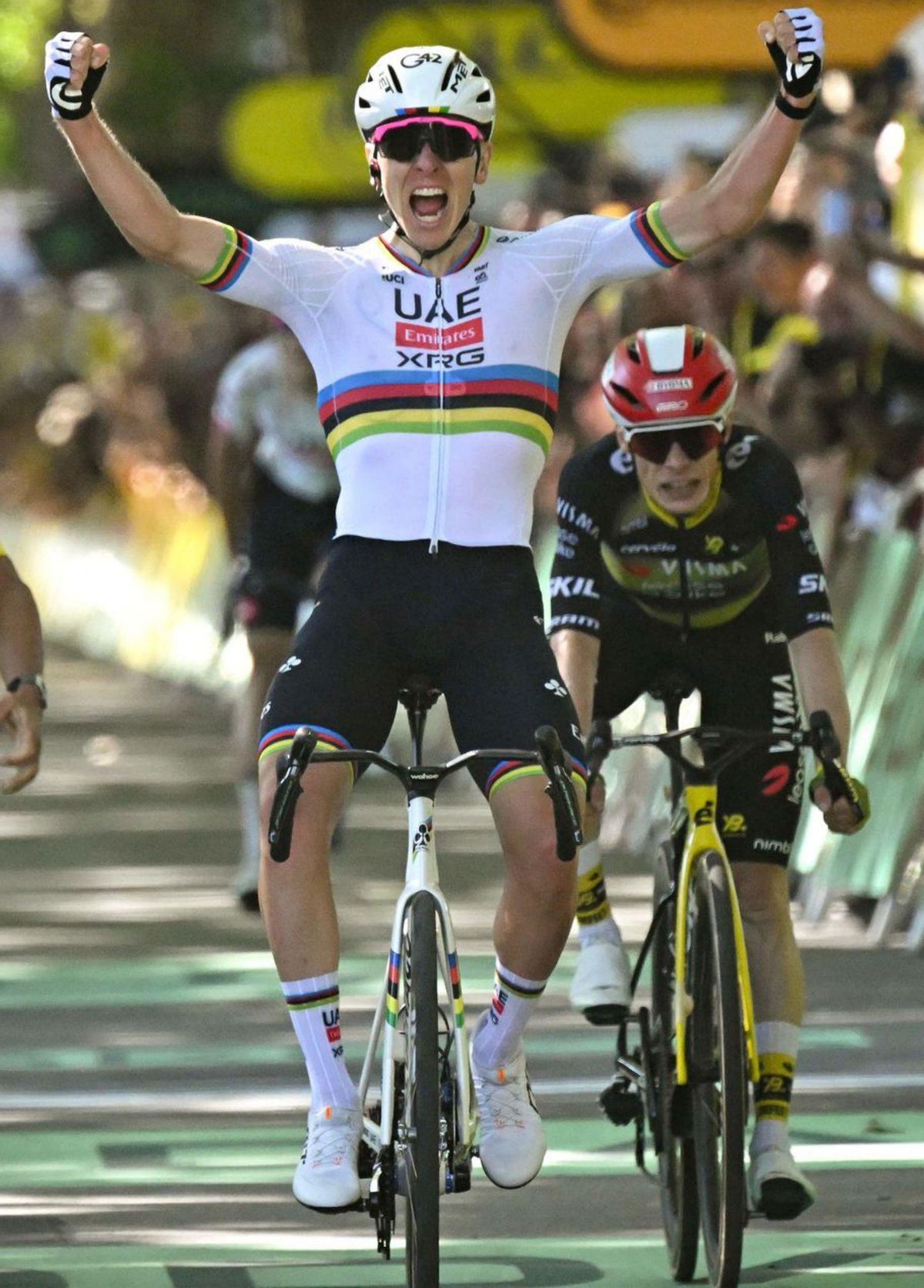 Pogacar arriba a la seva 100a victòria a la terra d’Anquetil Pogacar arriba a la seva 100a victòria a la terra d’Anquetil