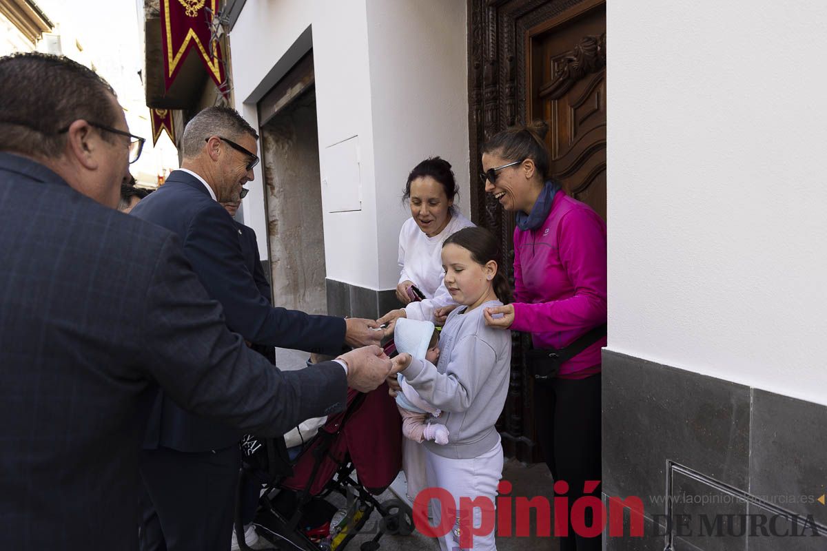 Corporación, Cofradía y Bandos realizan la 'Pedimenta' en Caravaca