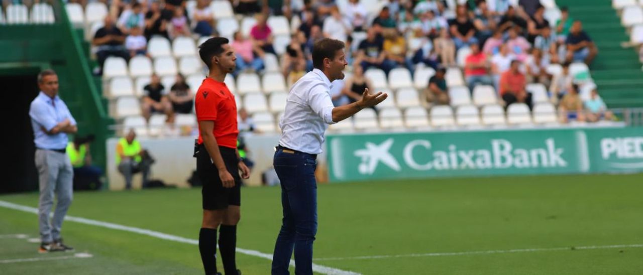 Manuel Mosquera, en la banda de El Arcángel, el pasado domingo.