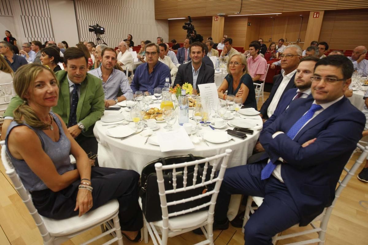 El alcalde, José María Bellido, en los desayunos de Diario CÓRDOBA