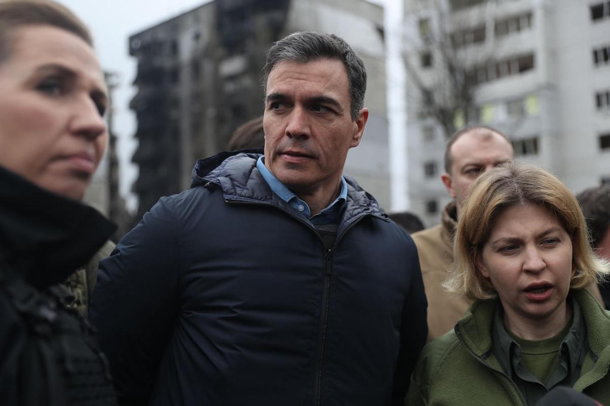 Pedro Sánchez visita Kiev