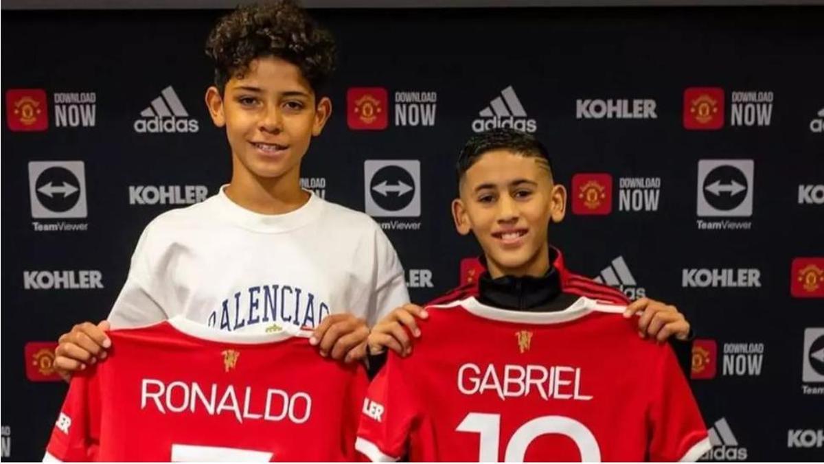 JJ Gabriel junto a Cristiano Jr