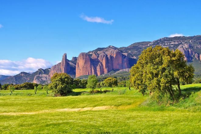 Mallos de Riglos in Aragon, Spain