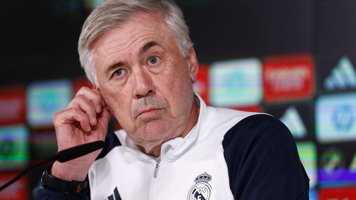 Carlo Ancelotti, entrenador del Real Madrid