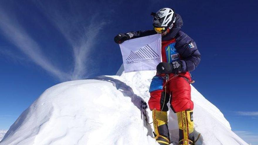 Sergi Mingote corona su sexto ochomil y entra en el récord Guinness del alpinismo