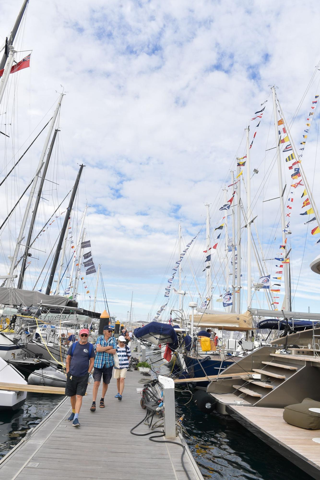 Participantes en la regata ARC, en el Muelle Deportivo de Las Palmas de Gran Canaria